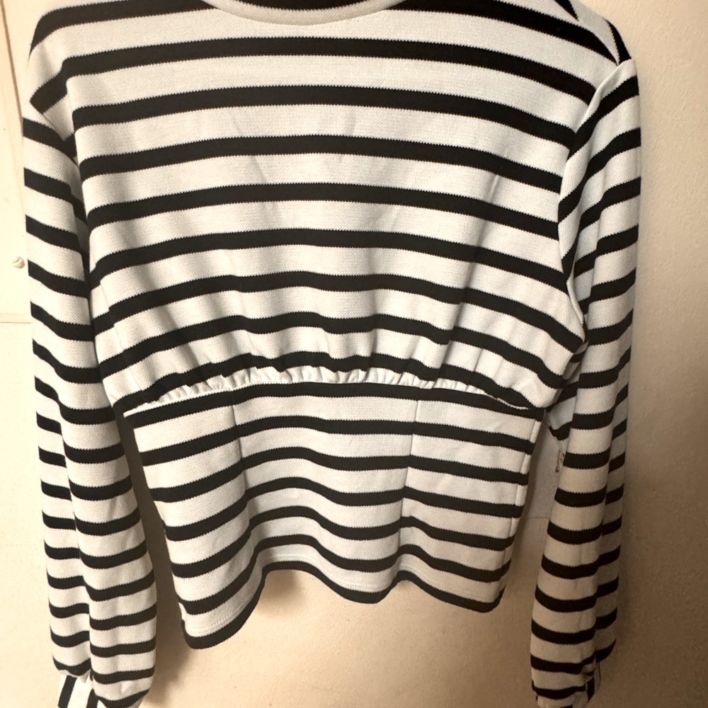 Anthropologie Maeve striped long sleeve shirts size XS